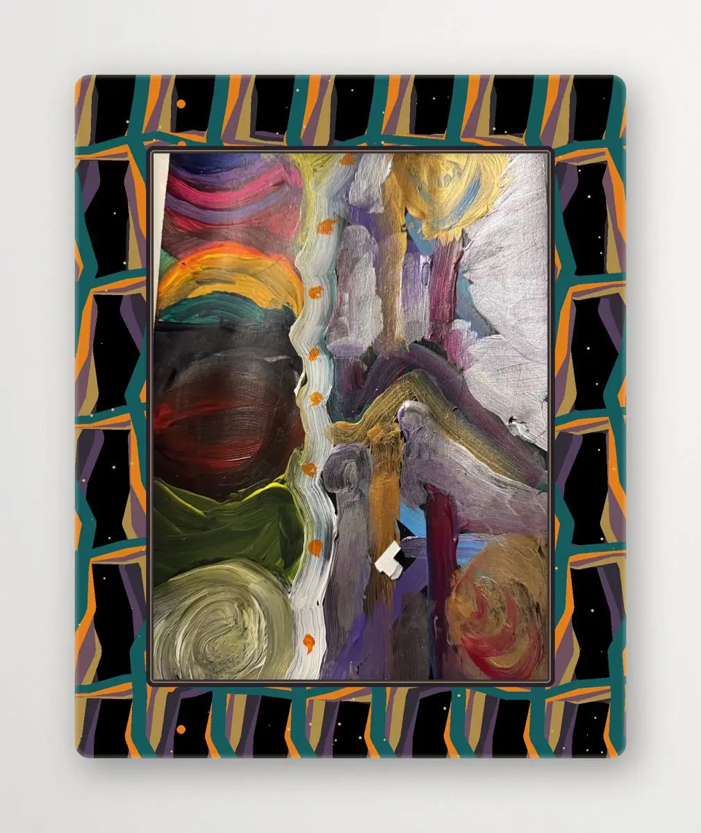 Layered artwork by Jude Neale